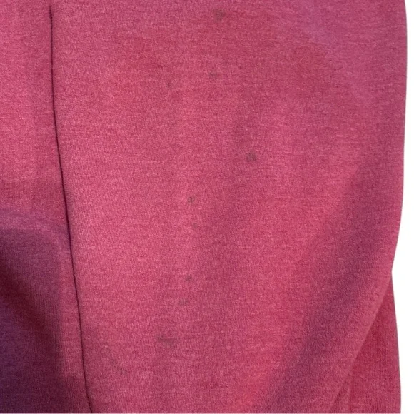 Miles City Montana Red Hoodie Size Large with Flaws - Picture 3 of 4